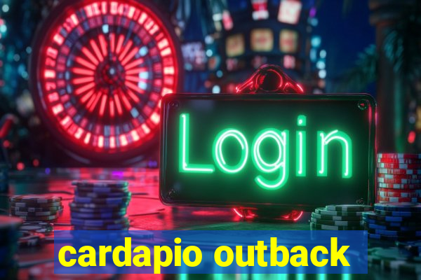 cardapio outback